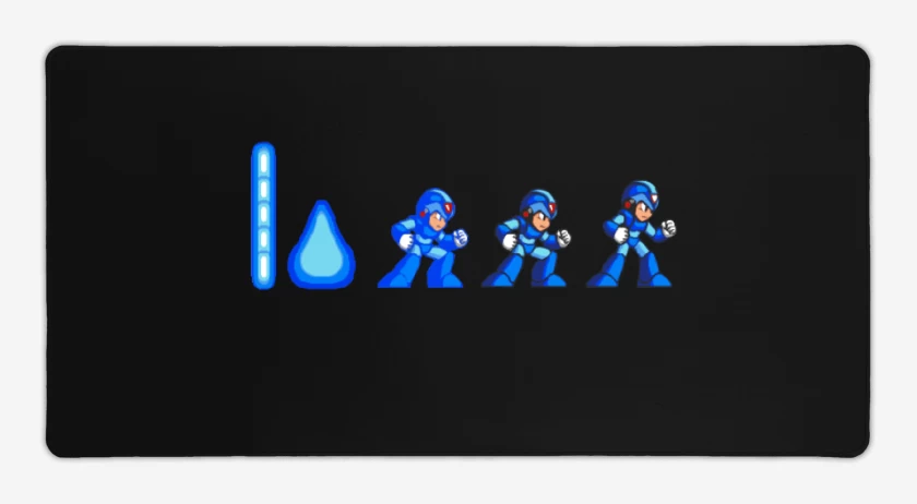 Mouse pad Gamer Negro de Megaman x inicio