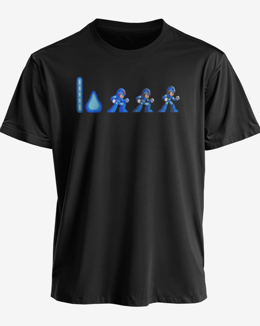 Polera premium Negro de Megaman x inicio
