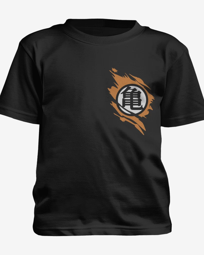 Polera de niño Kanji Roto (Bolsillo)