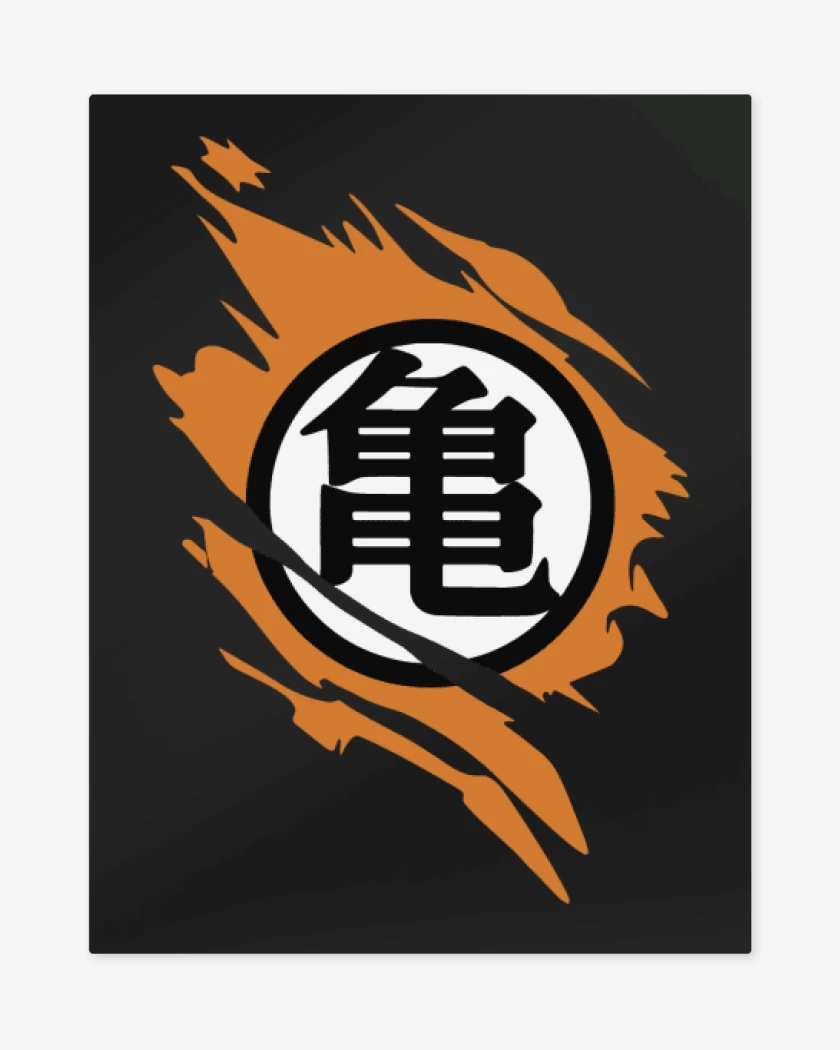 Print metalico Kanji Roto (Bolsillo)