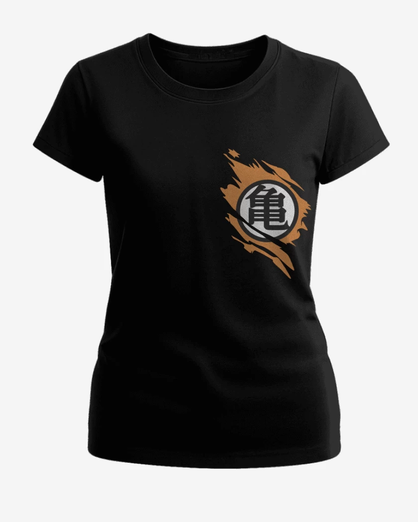 Polera de Mujer Kanji Roto (Bolsillo)