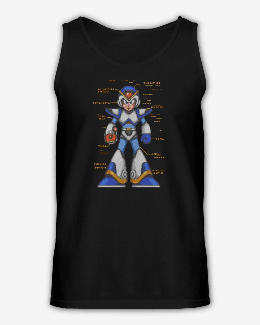 Sudadera Megaman x armadura frontal