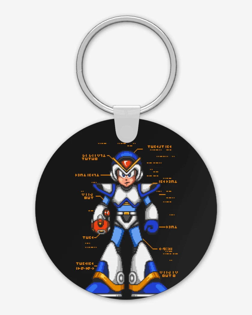 Llavero Megaman x armadura frontal