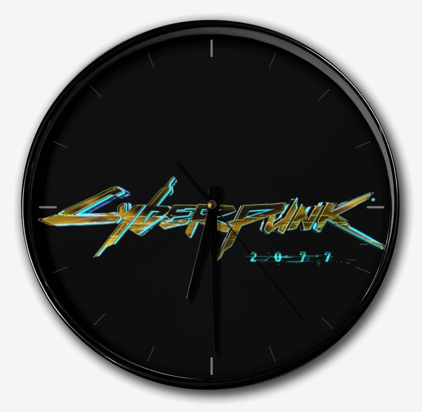 Reloj Negro de Cyberpunk 2077