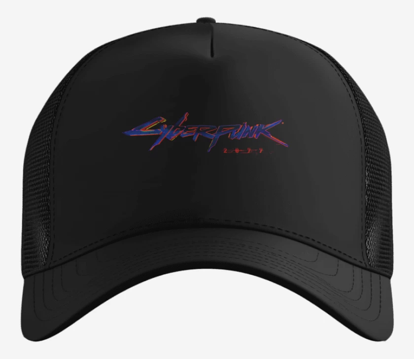 Gorro Negro de cyberpunk 2077 2