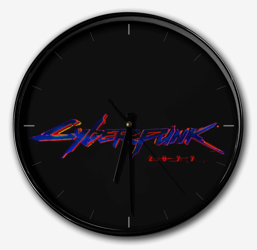 Reloj Negro de cyberpunk 2077 2