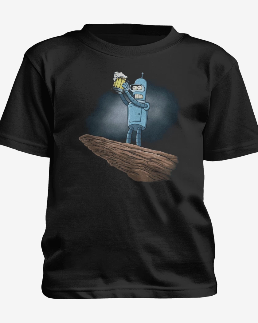 Polera de niño Negro de el ciclo sin beer 
