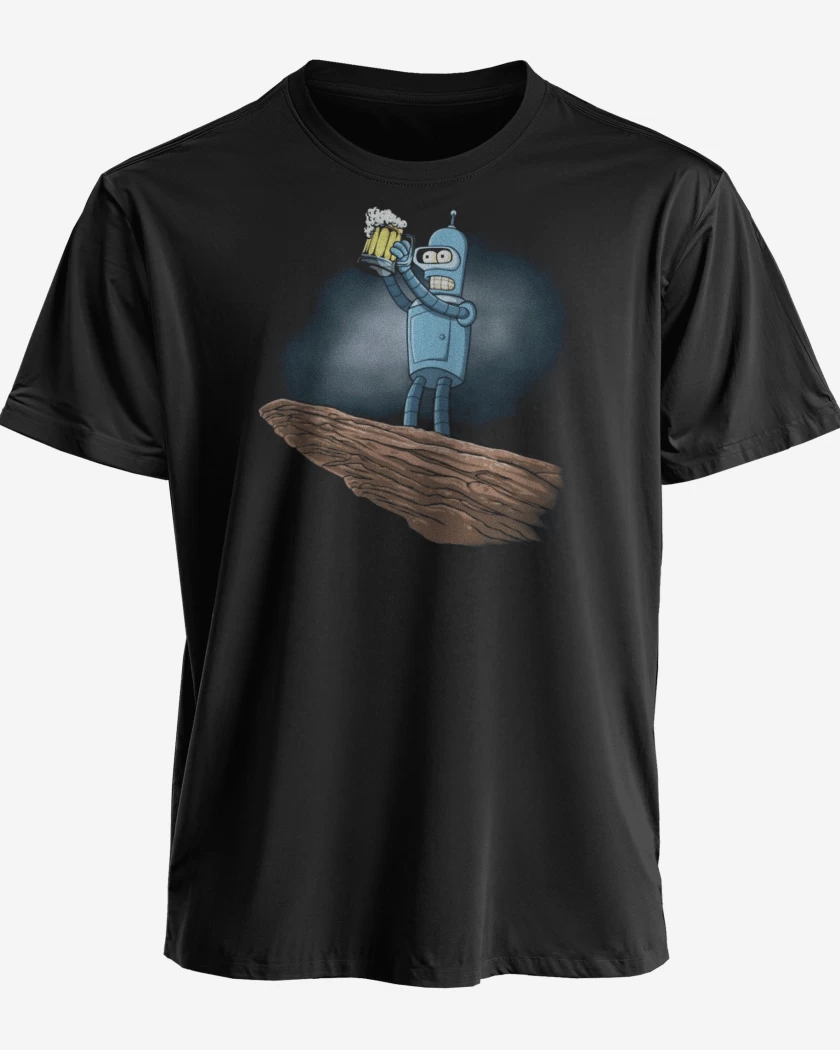 Polera premium Negro de el ciclo sin beer 