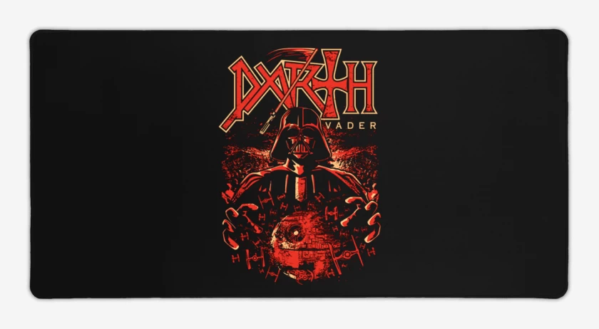 Mouse pad Gamer Negro de Darth