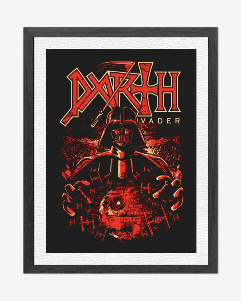 Cuadro decorativo Negro de Darth