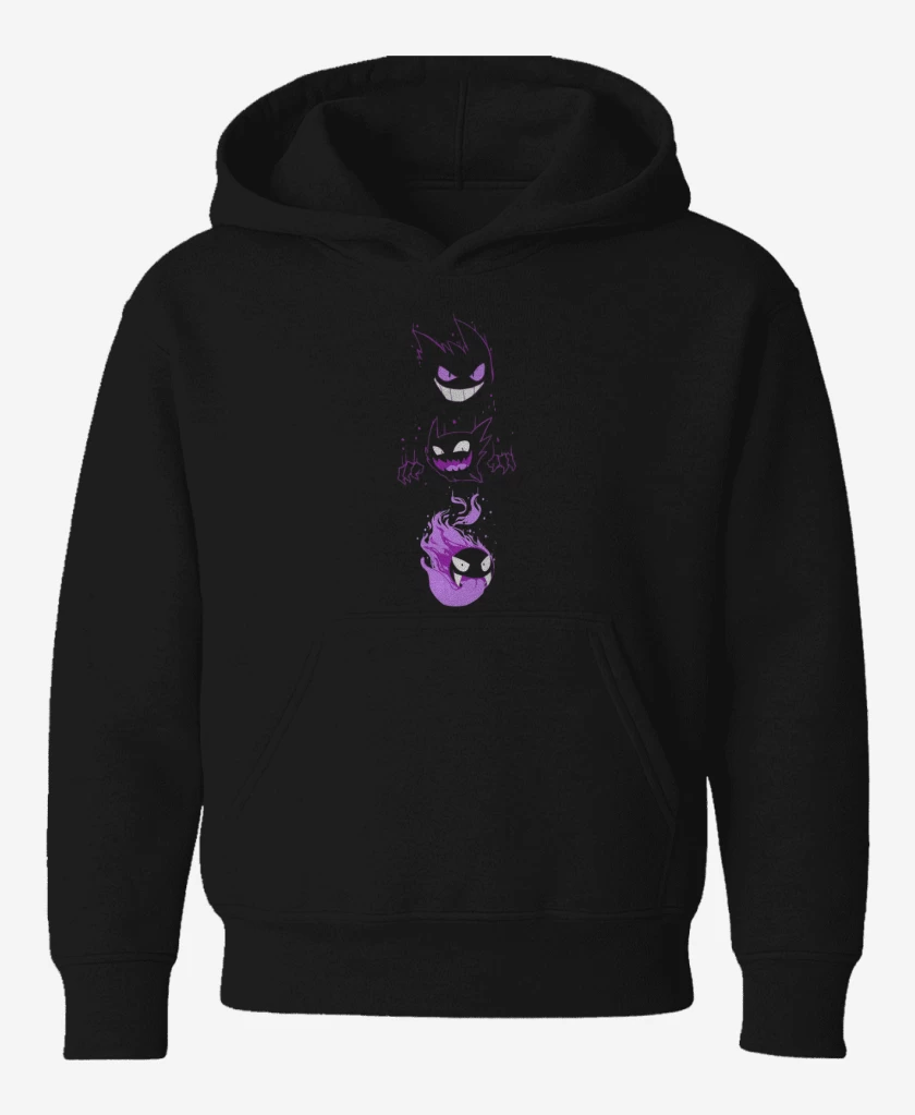 Poleron de niño Negro de Poke ghost