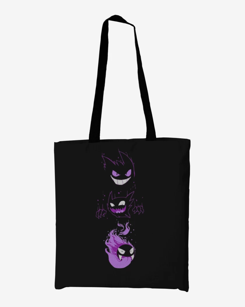 Totebag Negro de Poke ghost