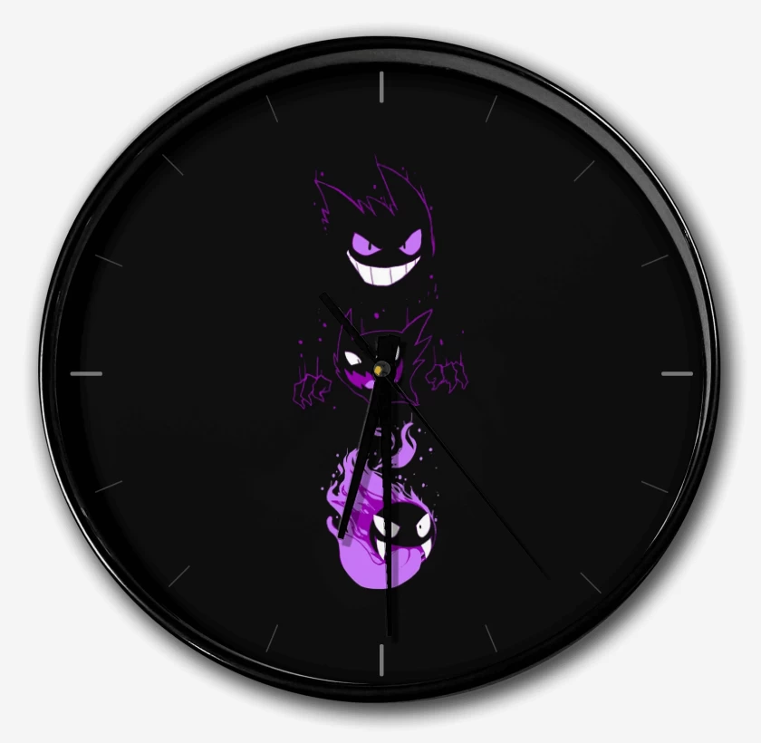 Reloj Negro de Poke ghost