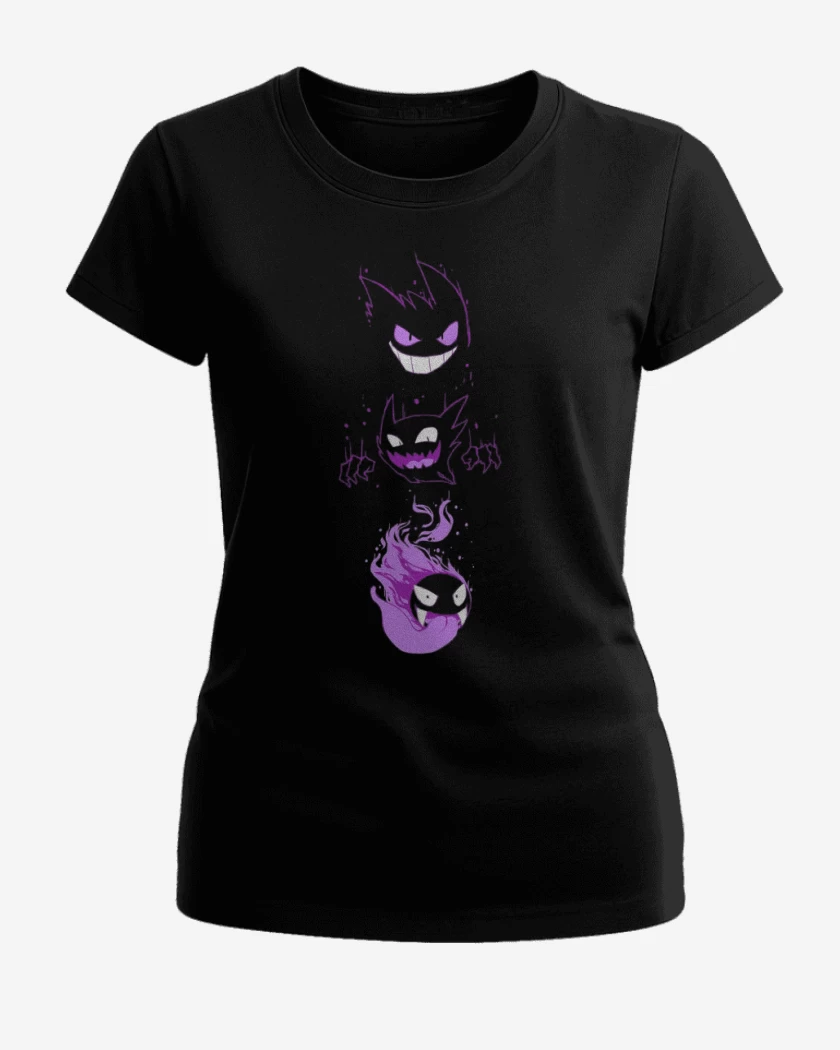 Polera de Mujer Negro de Poke ghost