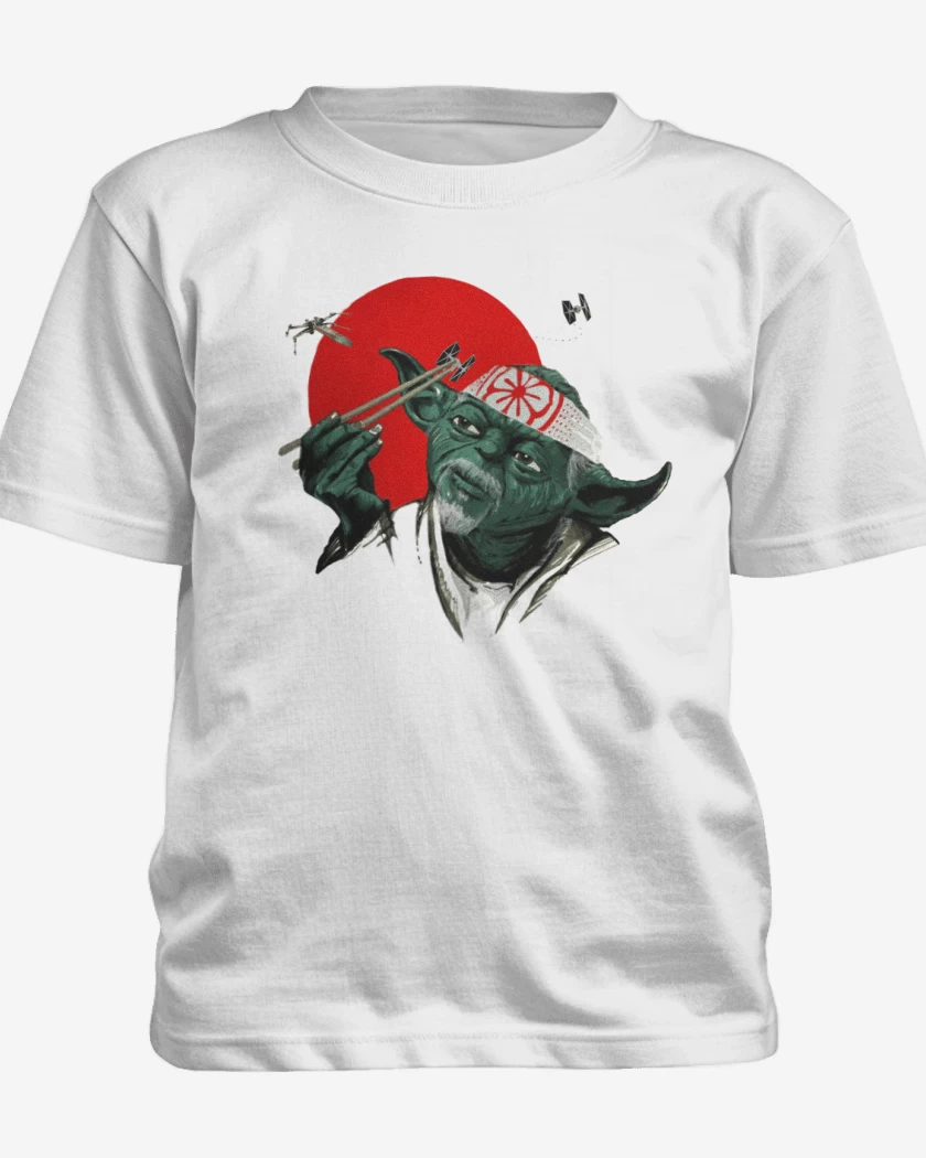 Polera de niño Blanco de Yoda Miyagi 