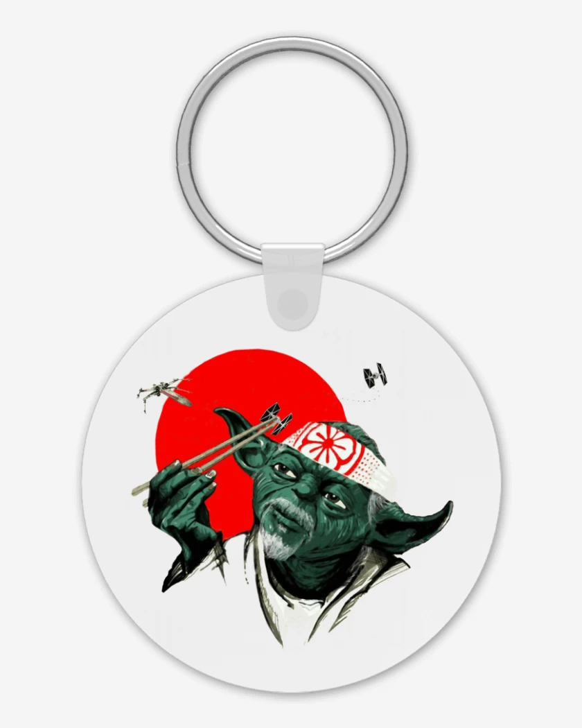 Llavero Blanco de Yoda Miyagi 