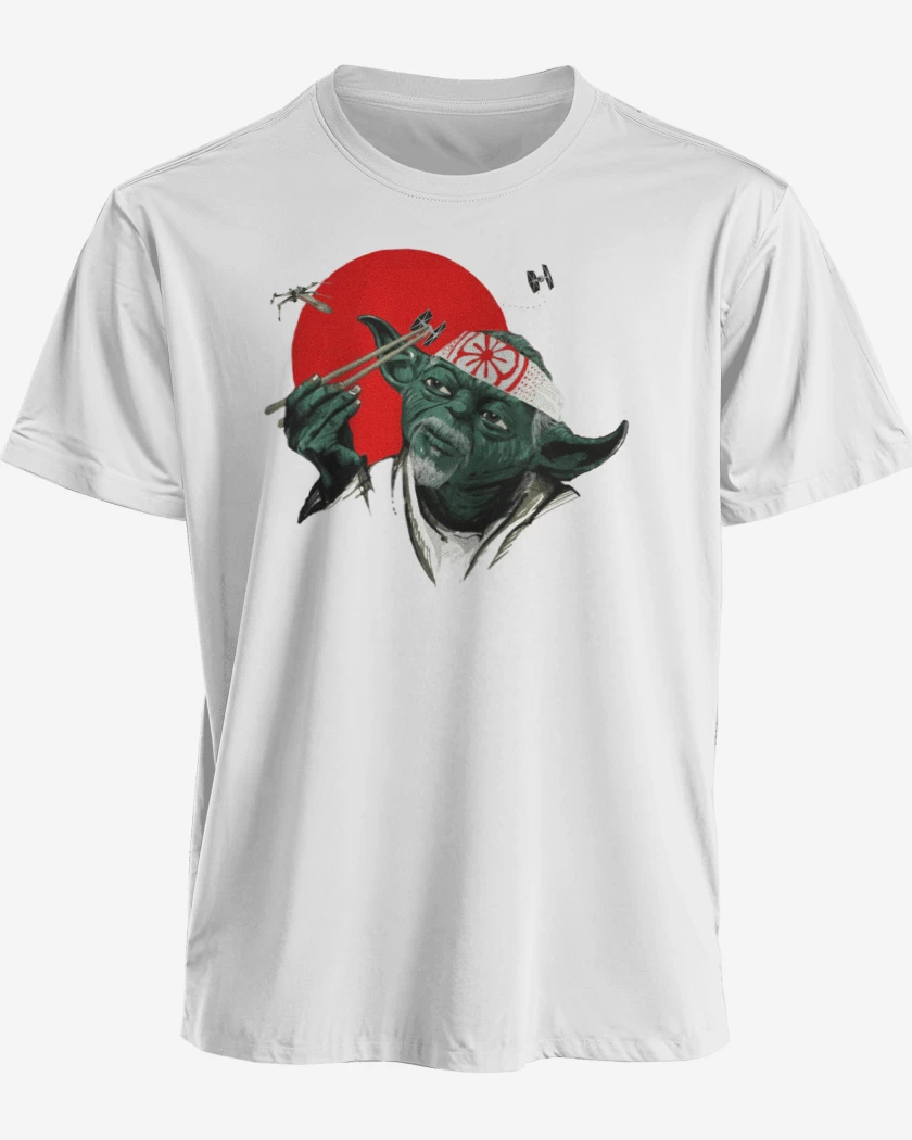 Polera premium Blanco de Yoda Miyagi 