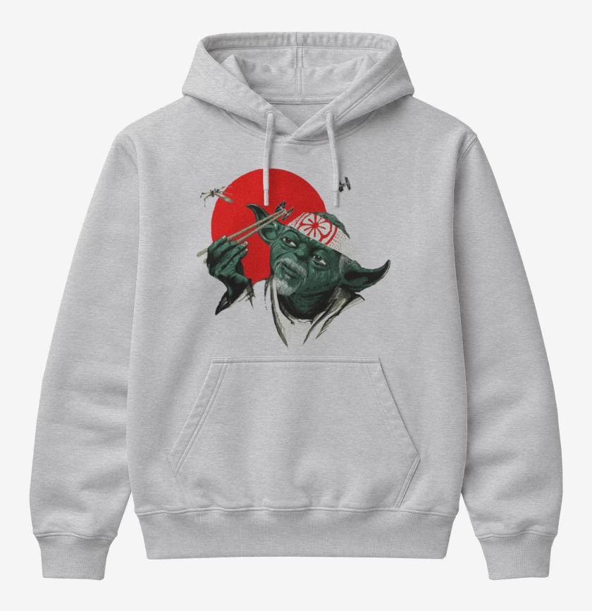 Poleron Canguro básico Gris Melange de Yoda Miyagi 