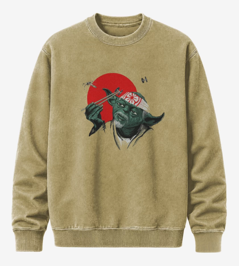 Poleron Polo Acid Wash Beige de Yoda Miyagi 