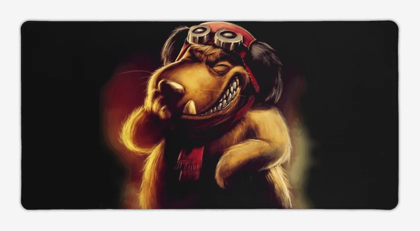 Mouse pad Gamer Negro de Pattan 8 