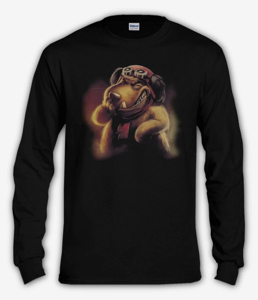 Polera manga larga Negro de Pattan 8 