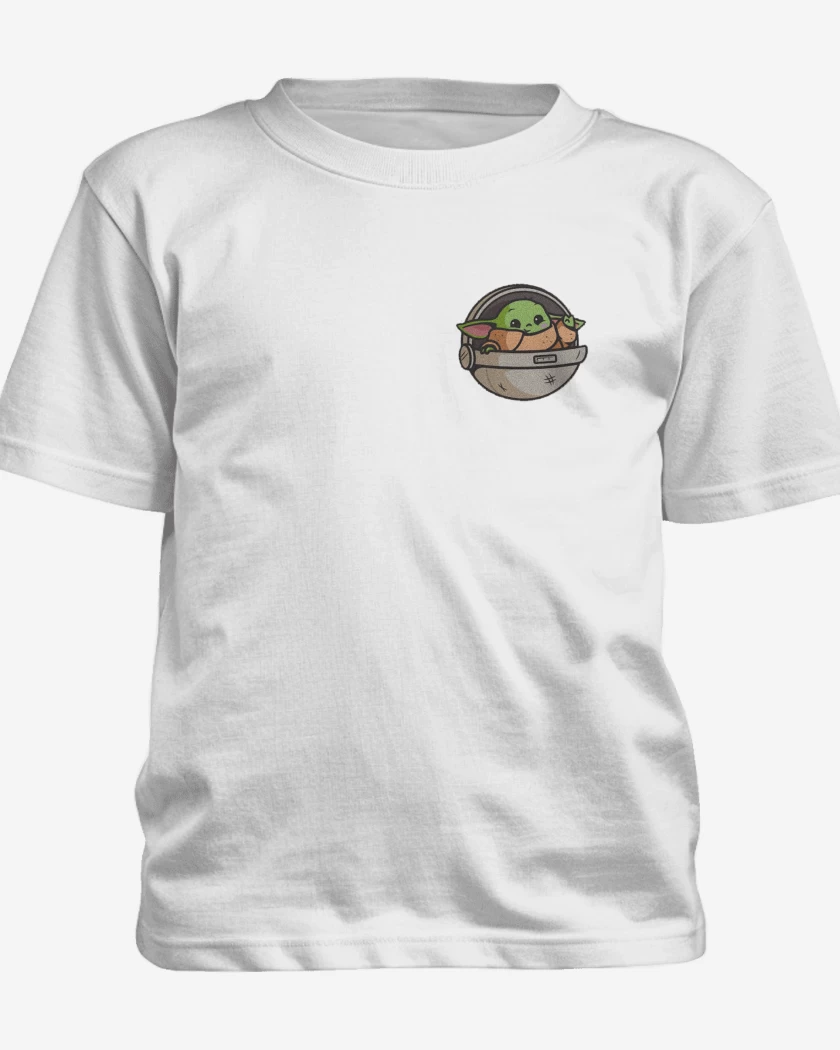 Polera de niño Blanco de Baby capsul yoda