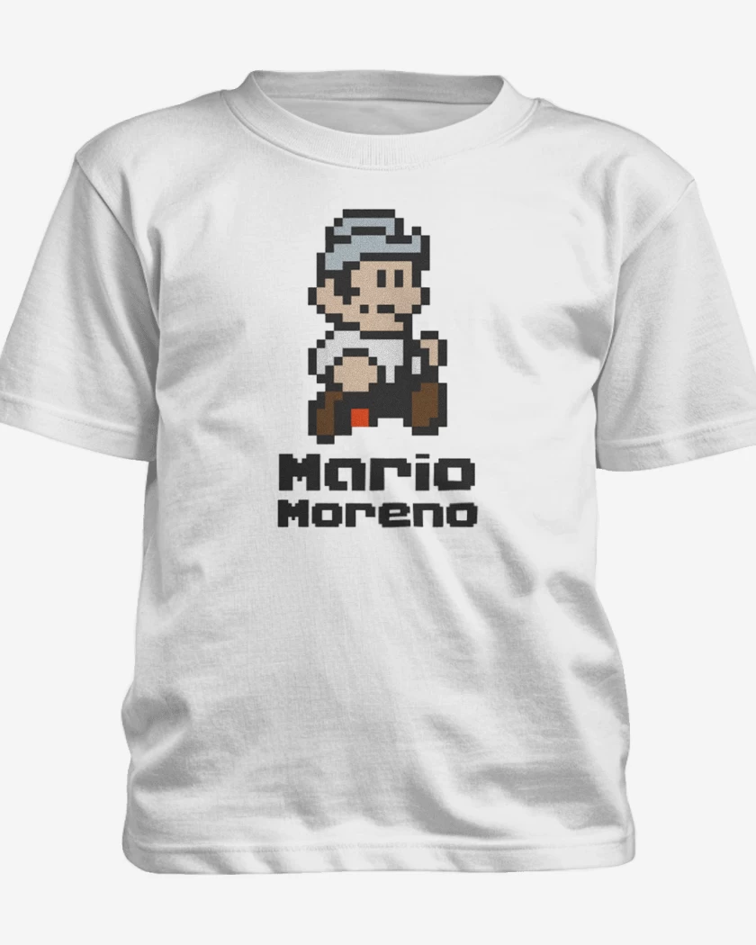 Polera de niño Blanco de Mario Moreno 
