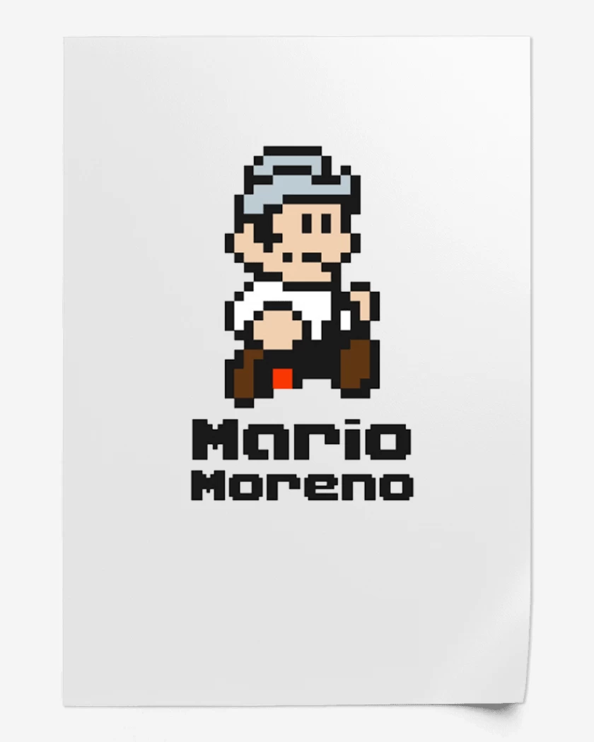 Print Blanco de Mario Moreno 