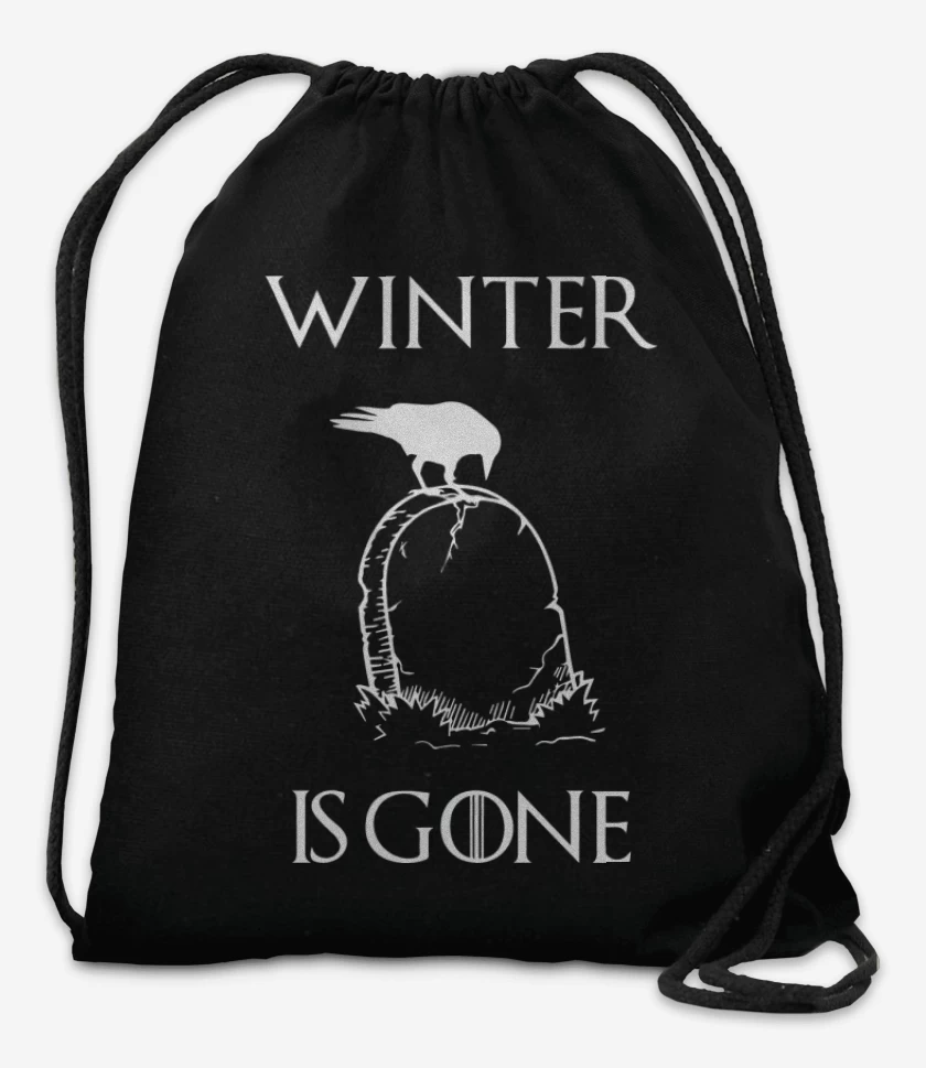 Mochila Negro de GOT - Winter is Gone