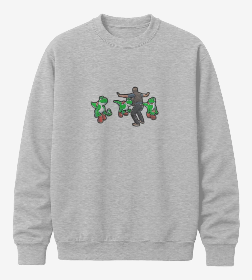 Poleron polo Gris Melange de Velociyoshi
