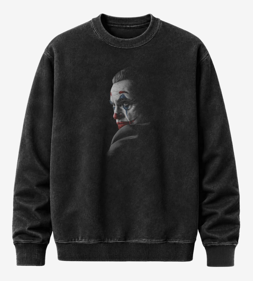 Poleron Polo Acid Wash Negro de Joe ker 2