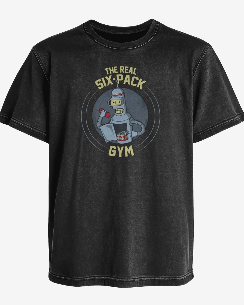 Polera desgastada Real Six Pack 