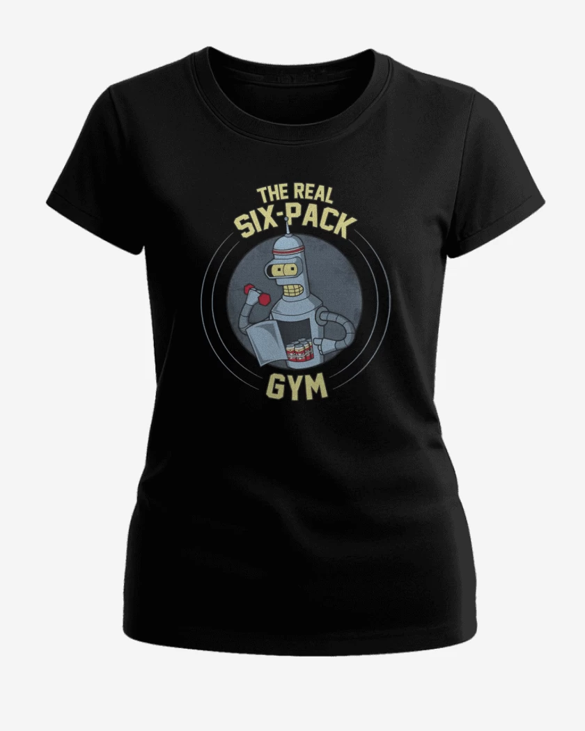 Polera de Mujer Negro de Real Six Pack 