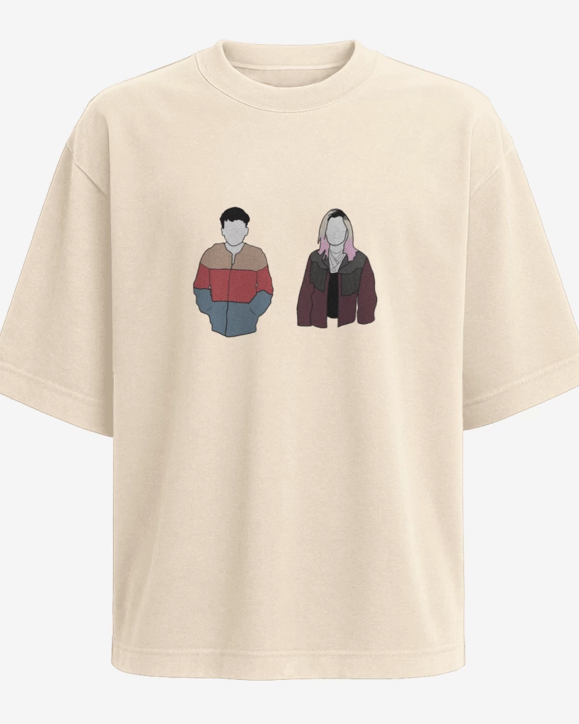 Polera Oversize Beige de Ed sex 