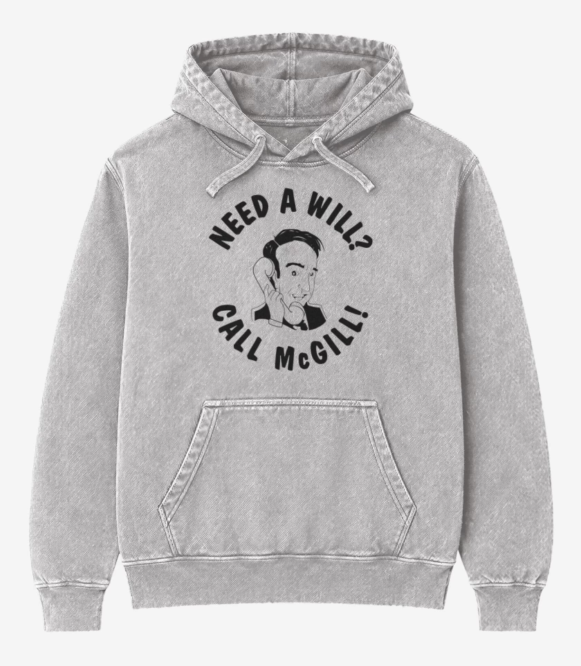 Poleron Canguro Acid Wash Gris Melange de Llama a jimmy!