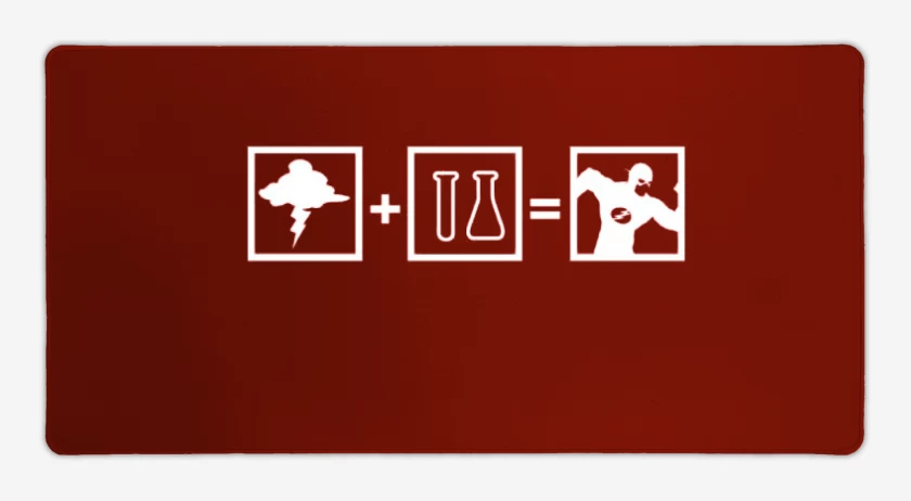 Mouse pad Gamer Rojo de Formula Speed