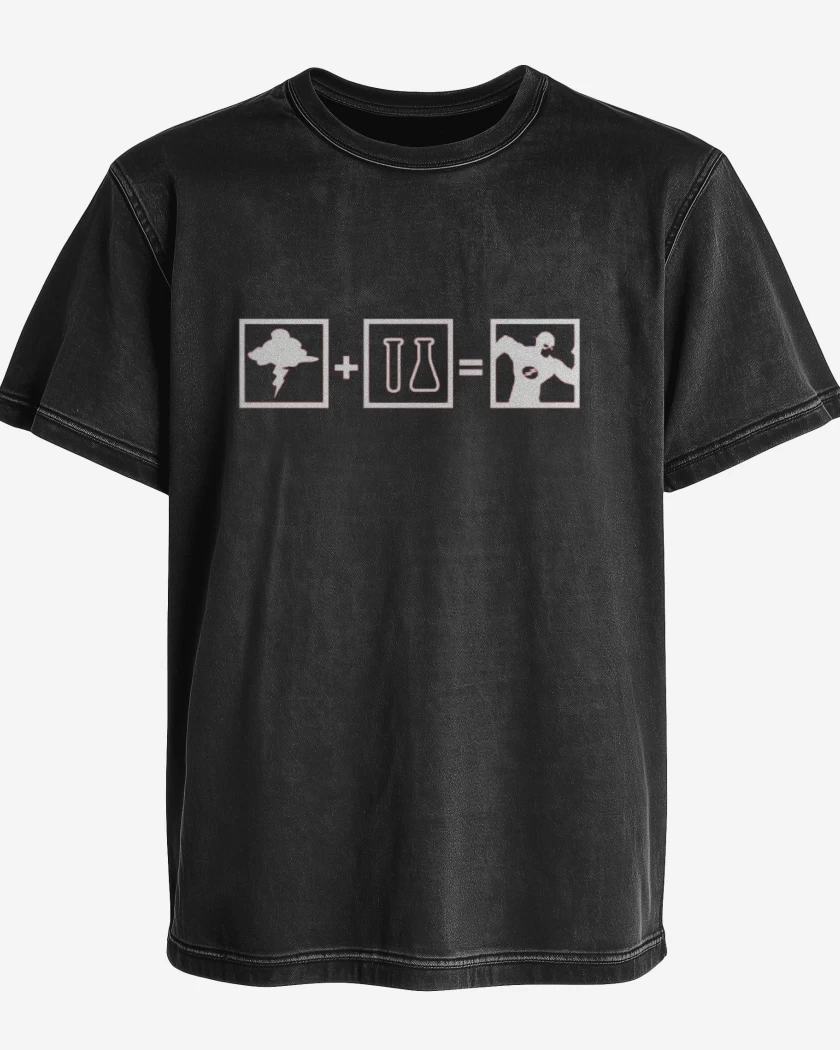 Polera desgastada Negro de Formula Speed