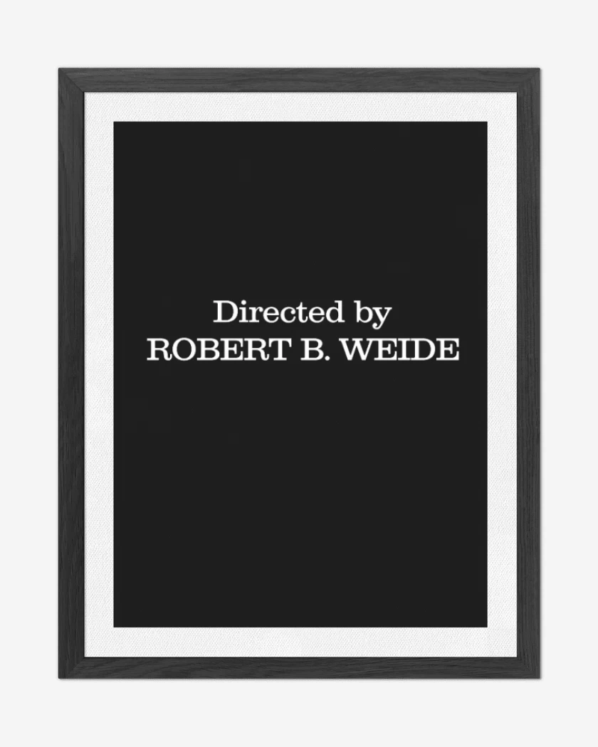 Cuadro decorativo Negro de Directed by robert weide
