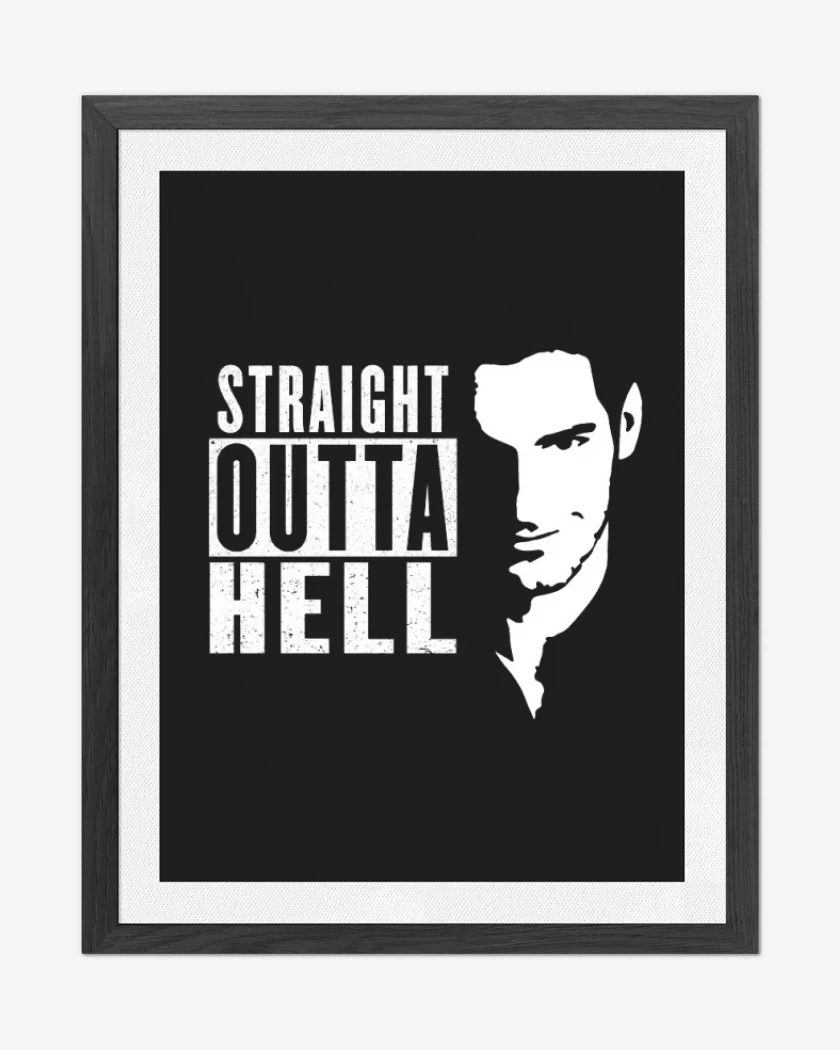 Cuadro decorativo Negro de Lucifer hell