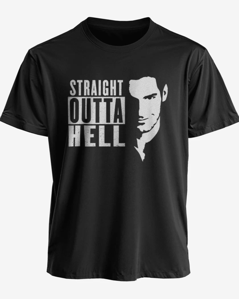 Polera premium Negro de Lucifer hell