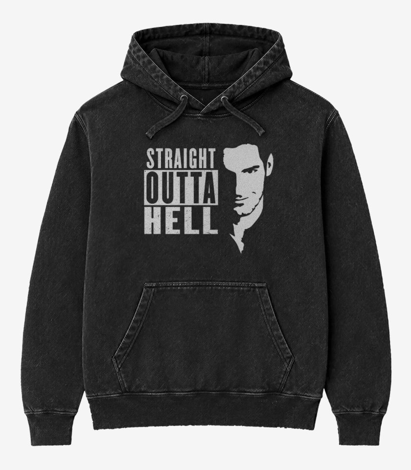 Poleron Canguro Acid Wash Lucifer hell
