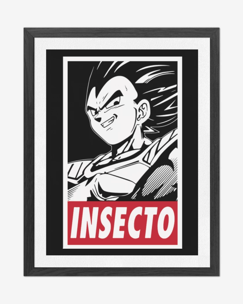 Cuadro decorativo Negro de Insecto