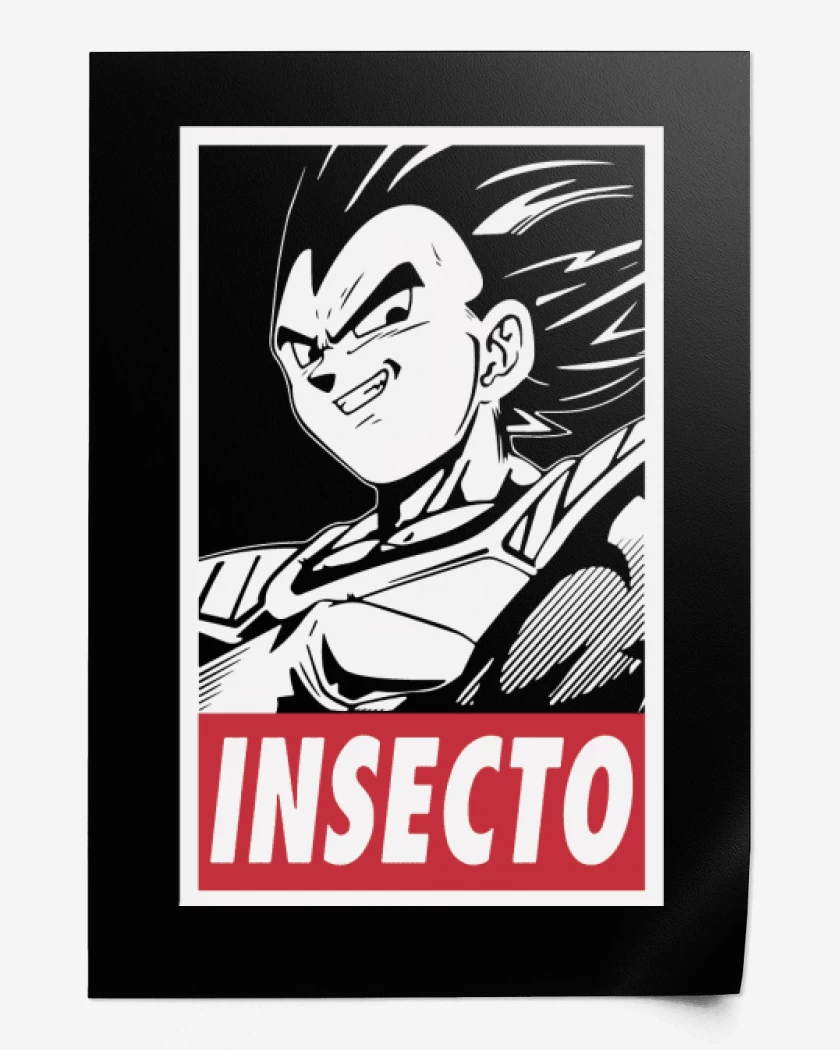 Print Negro de Insecto