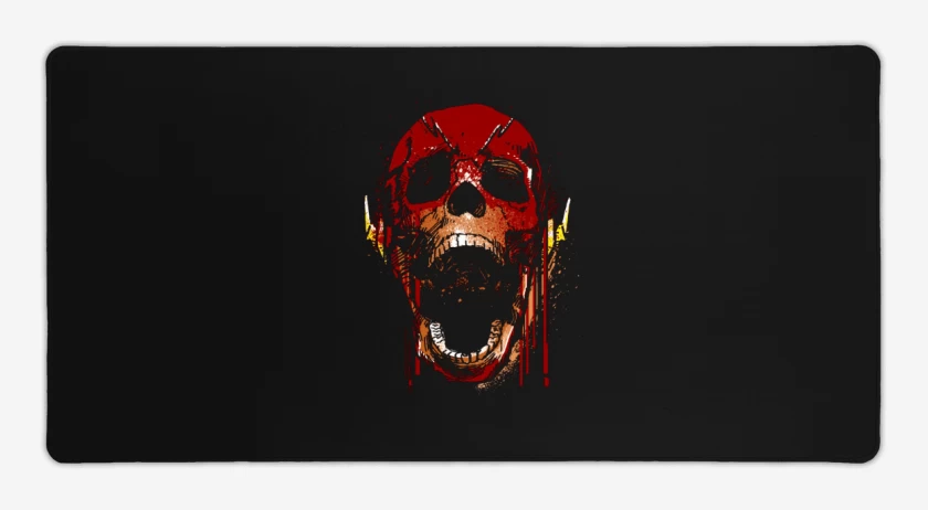 Mouse pad Gamer Negro de Skull Speed