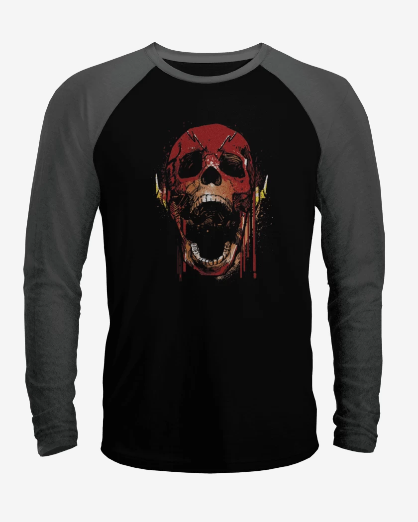 Polera Raglan Skull Speed
