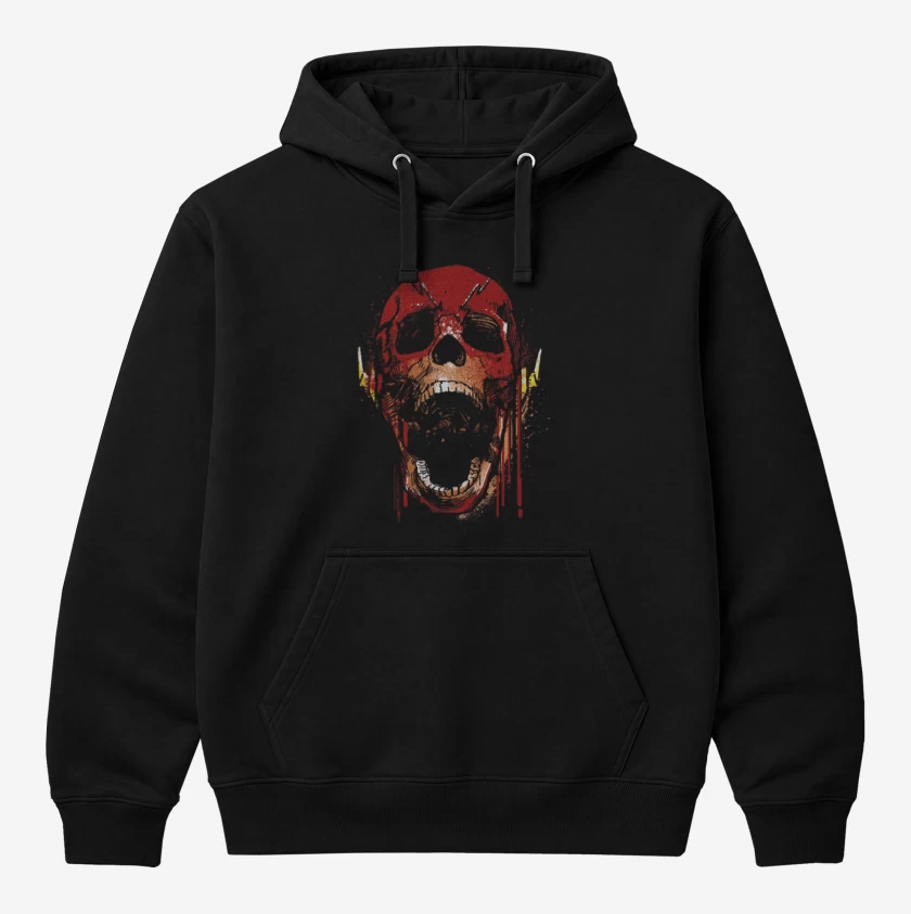 Polerón Canguro Negro de Skull Speed