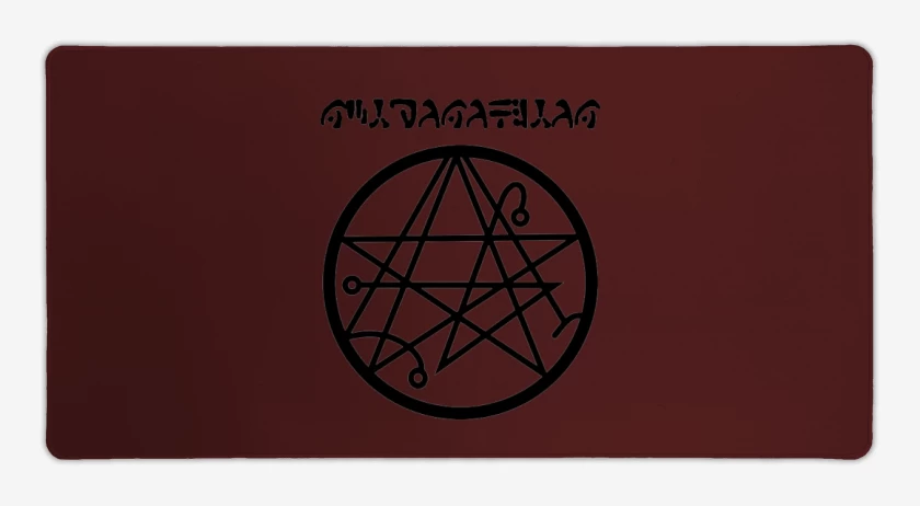 Mouse pad Gamer Burdeo de necronomicon II