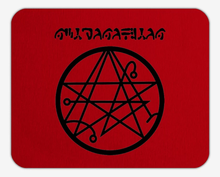 Mousepad Burdeo de necronomicon II