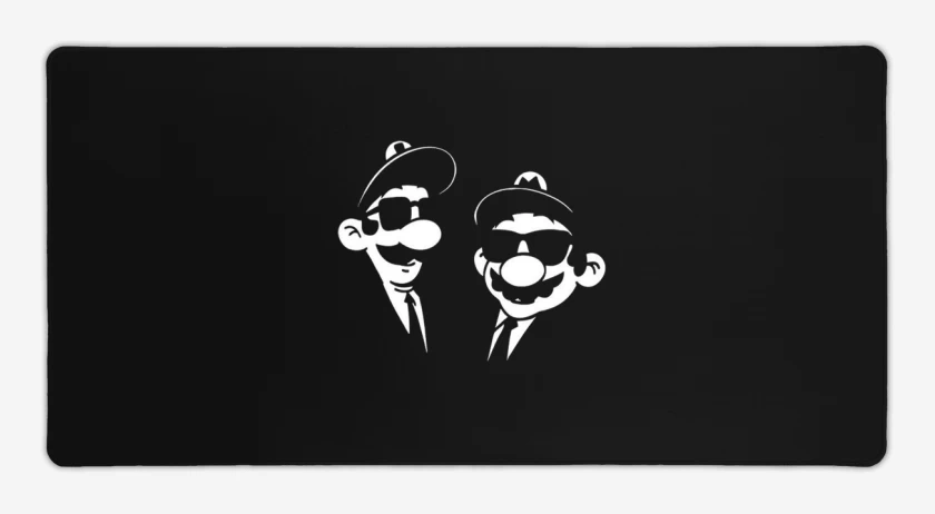 Mouse pad Gamer Negro de The blues brothers