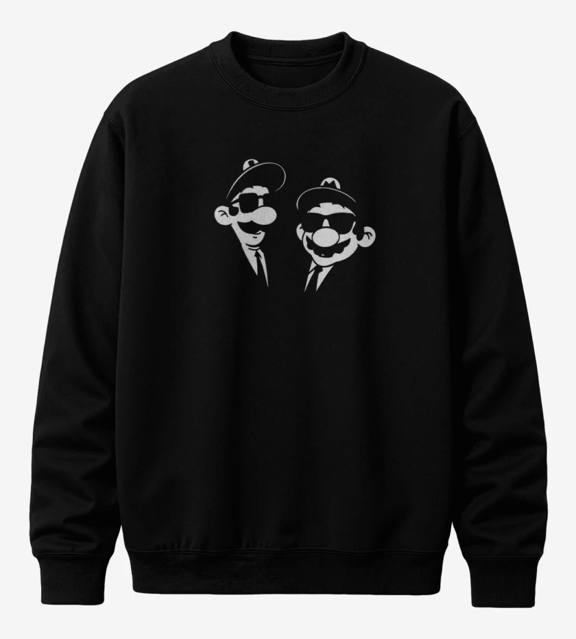Poleron polo Negro de The blues brothers